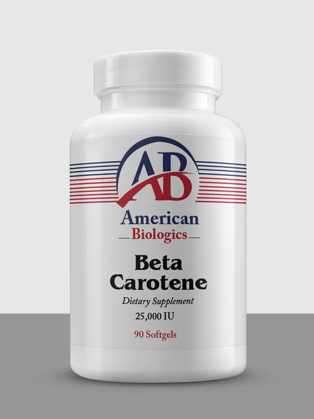 American Biologics Beta Carotene softgel provitamine A 90 capsules