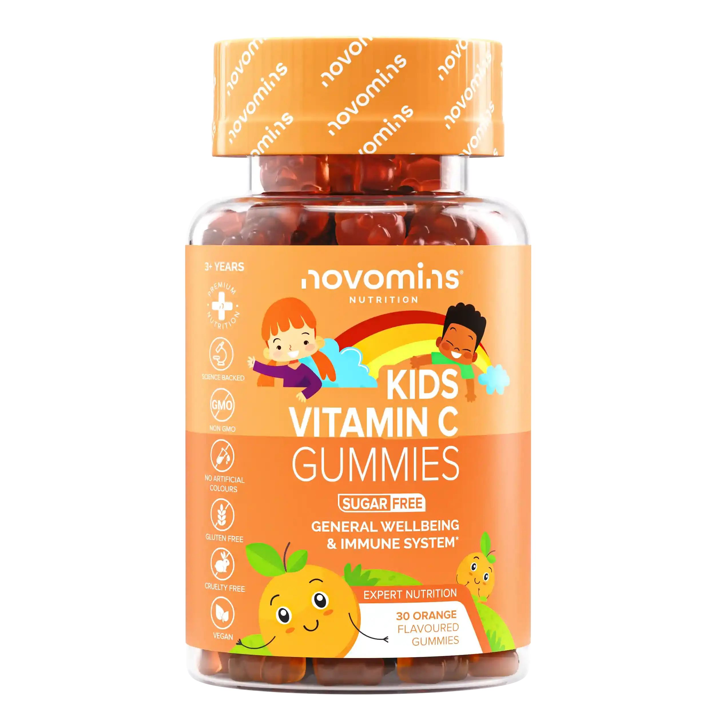 Novomins Vitamine C Enfants gummies sureau immunité