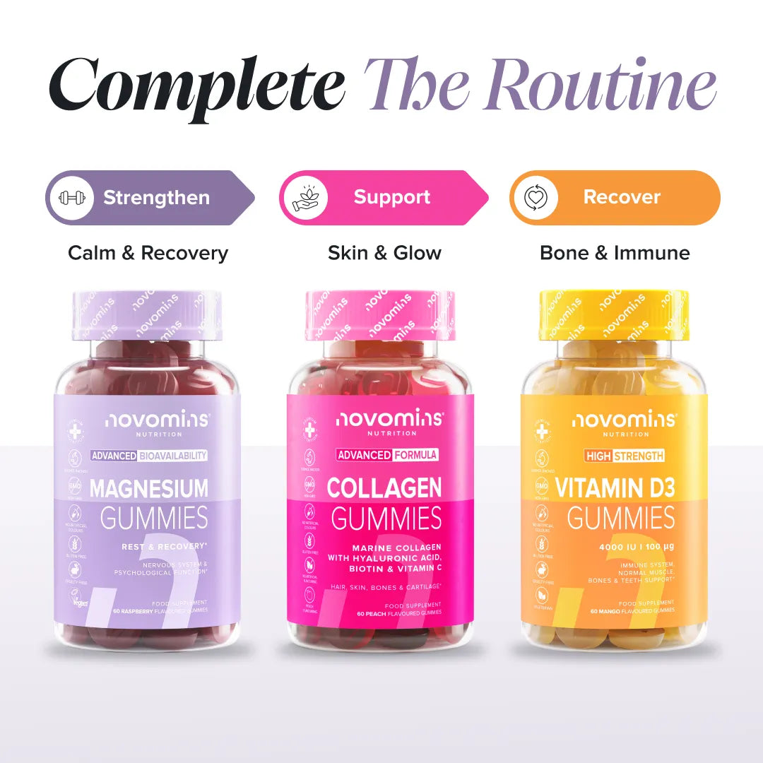Novomins Énergie Gummies Magnésium 1636 mg fatigue