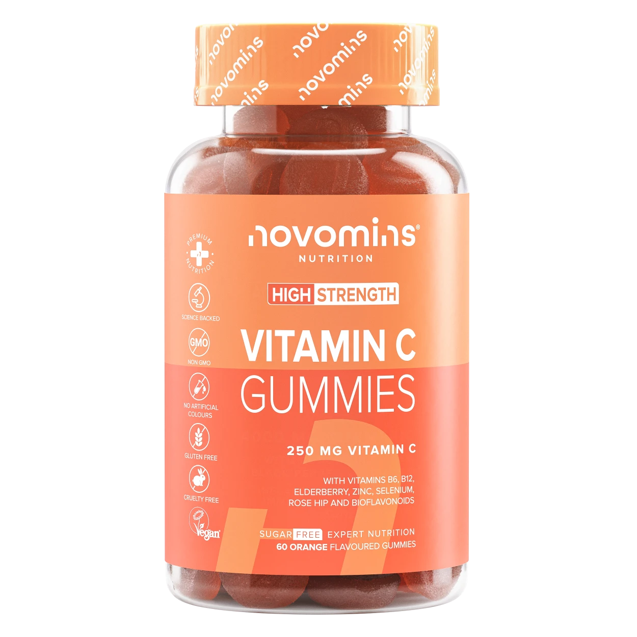 Novomins Immunité Gummies Vitamine C zinc sureau