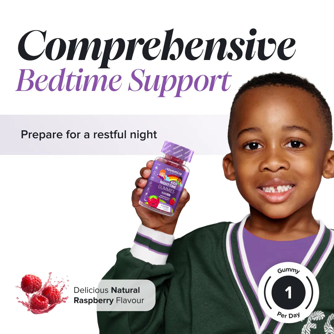 Novomins Pack Sommeil pour Enfants coffret 2 gummies nuit