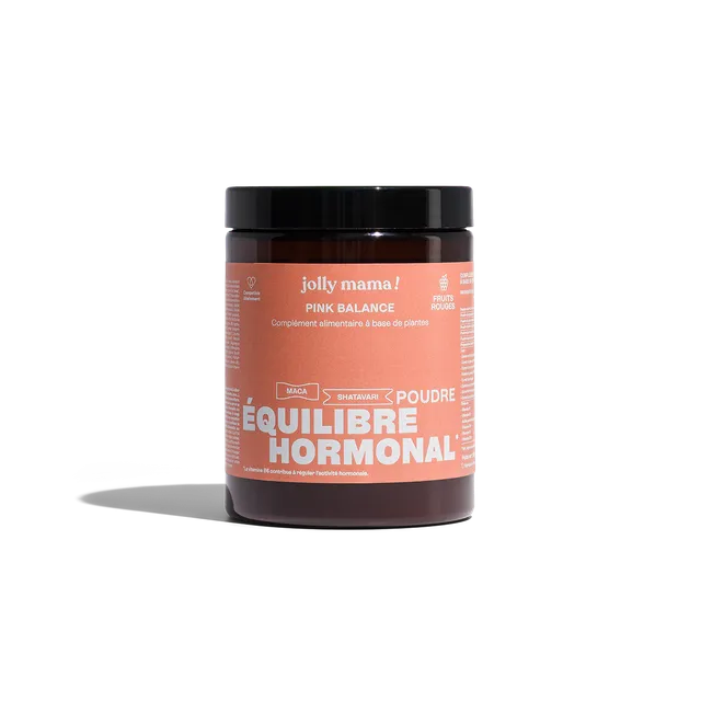 Jolly Mama Pink Balance poudre fertilité maca fruits rouges 15 jours