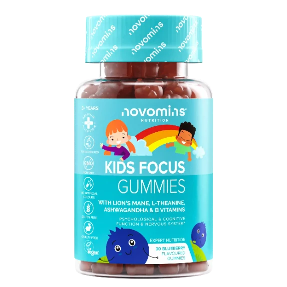 Novomins Apprentissage Enfants Gummies Focus Lion B5