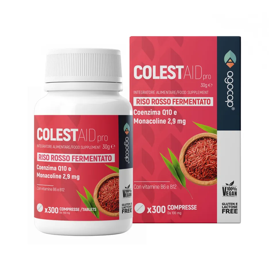 Agocap Colestaid PRO riz rouge complément 300 gélules cholestérol