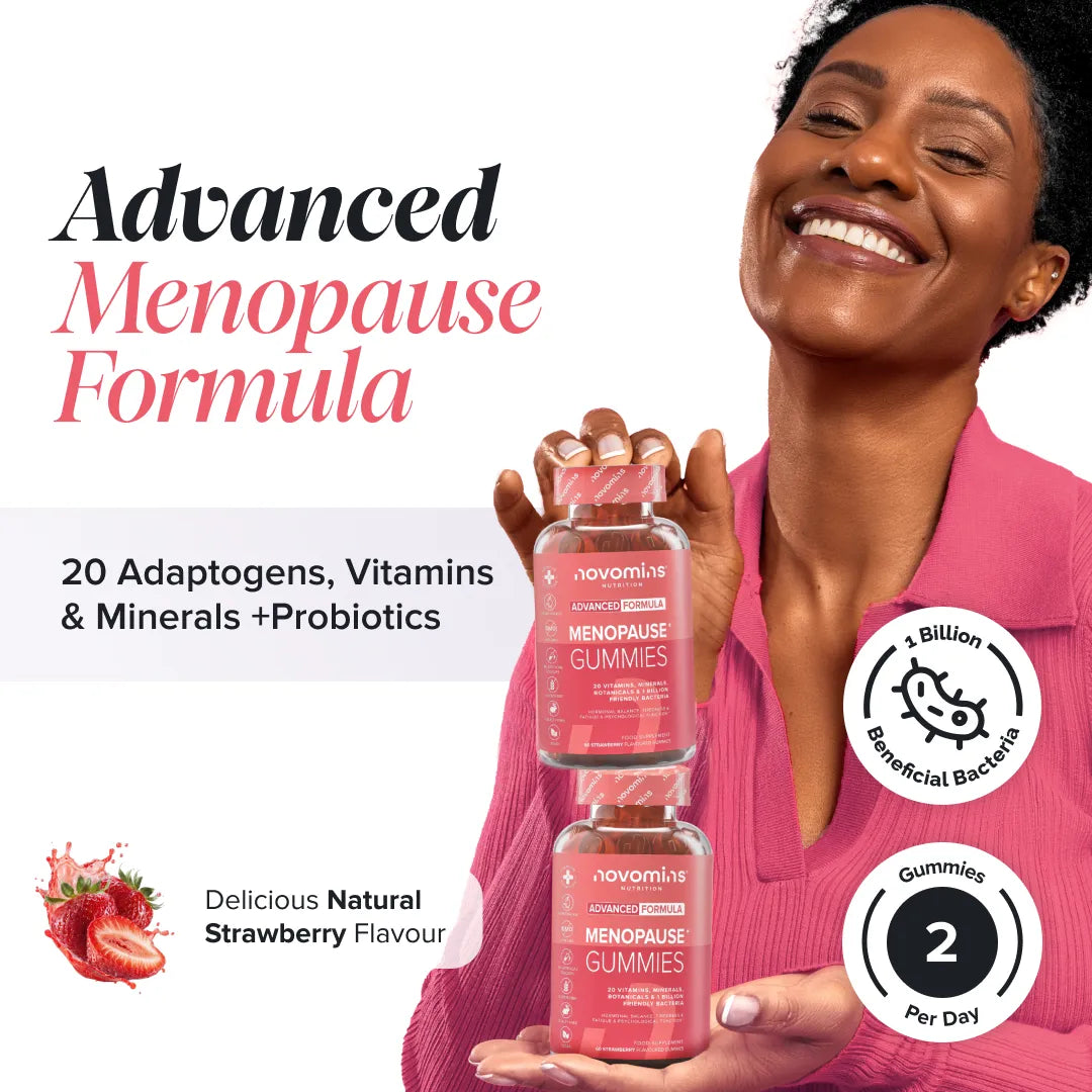 Novomins Ménopause Gummies ménopause maca magnésium 19 actifs