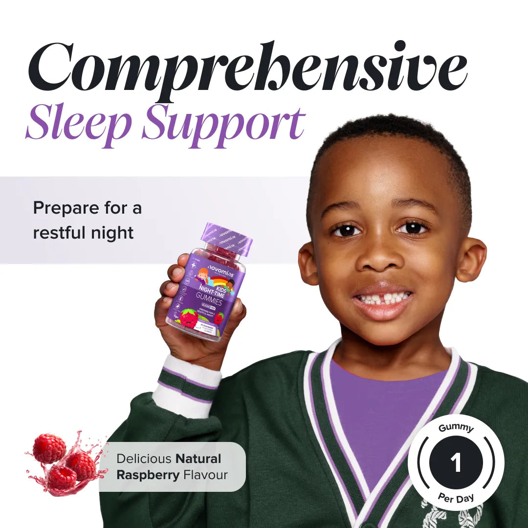 Novomins Nuit Gummies Nuit Enfants mélisse camomille