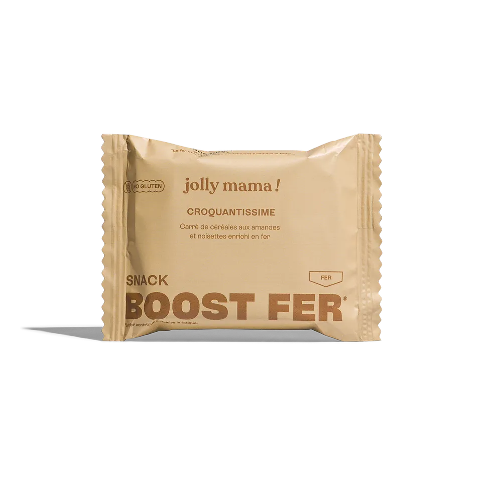 Jolly Mama Croquantissime snack fer noisettes sans gluten