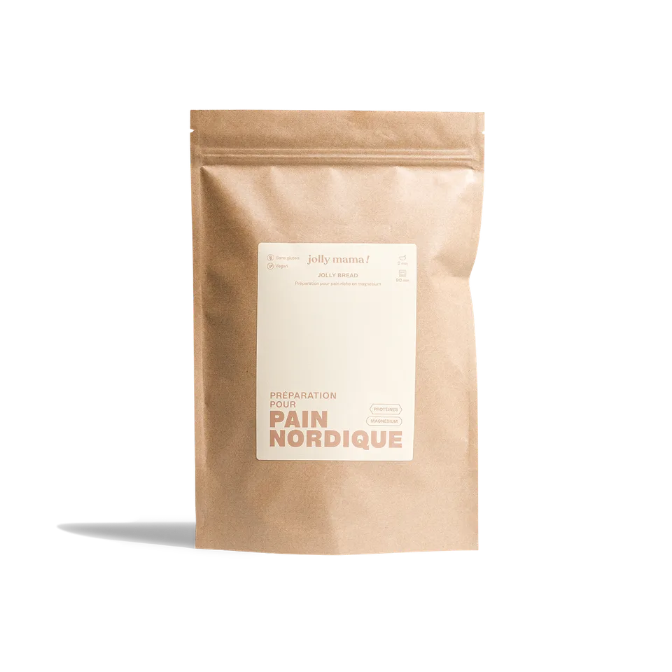 Jolly Mama Jolly Bread Pain Nordique 1 Produit Magnésium Vegan