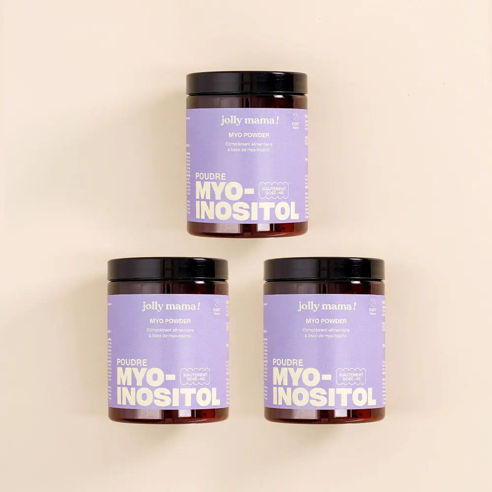 Jolly Mama Compléments Myo-powder myo-inositol 1 mois fertilité