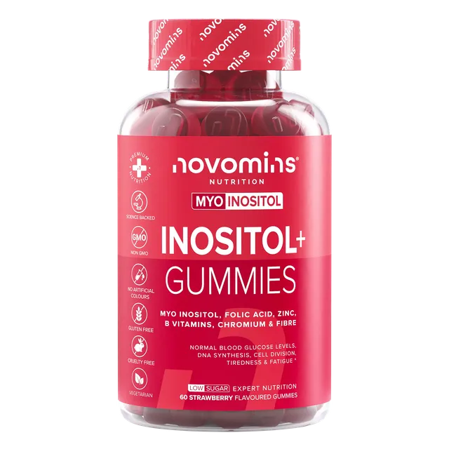 Novomins Inositol+ gummies myo-inositol hormonal