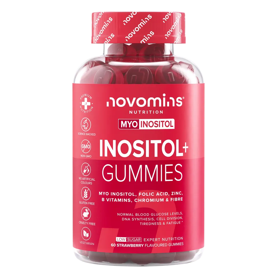 Novomins Inositol+ gummies myo-inositol hormonal