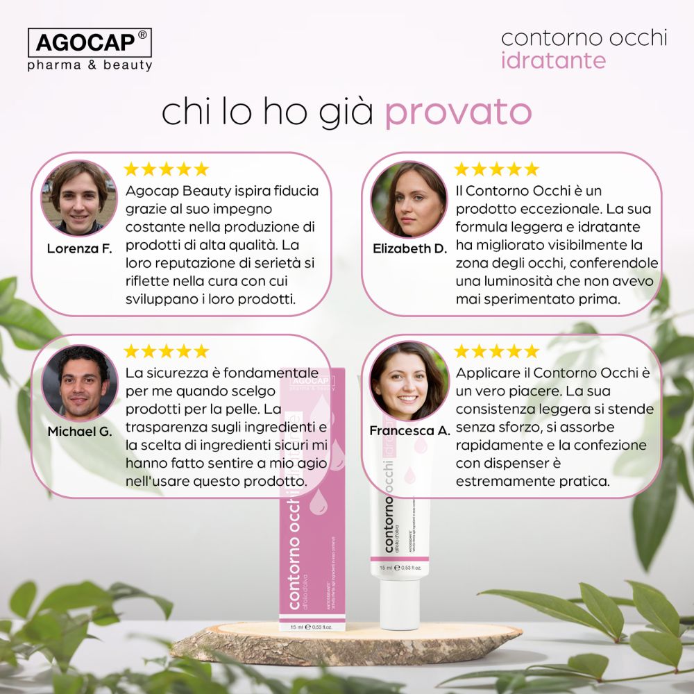 Agocap Skincare Contour Yeux crème acide hyaluronique