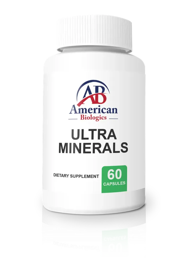 American Biologics Minerals Ultra Minerals gélule multi-minéraux