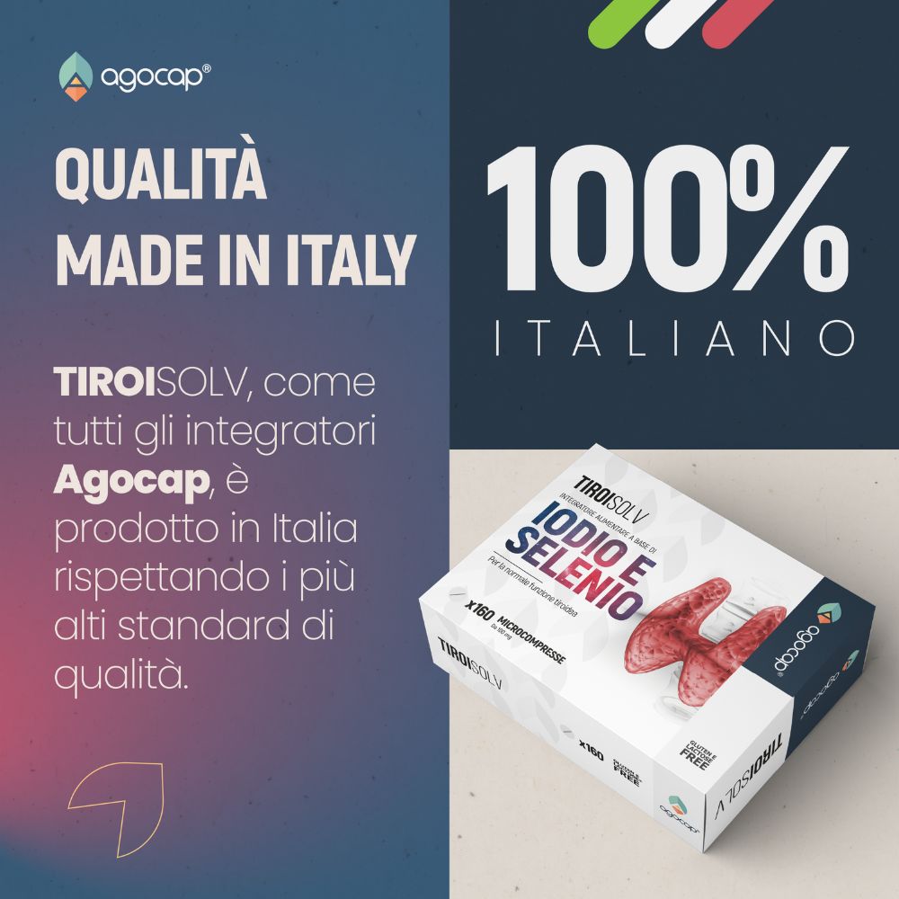Agocap Vitamine e Minerali Tiroisolv iode sélénium thyroïde
