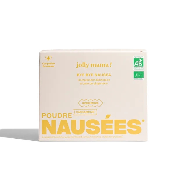 Jolly Mama Bye Bye Nausea gélules gingembre bio