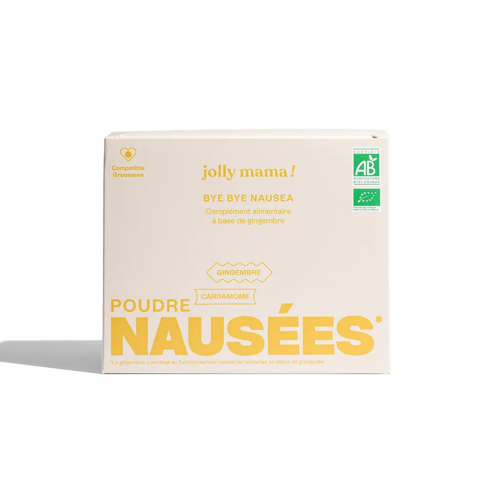 Jolly Mama Bye Bye Nausea gélules gingembre bio