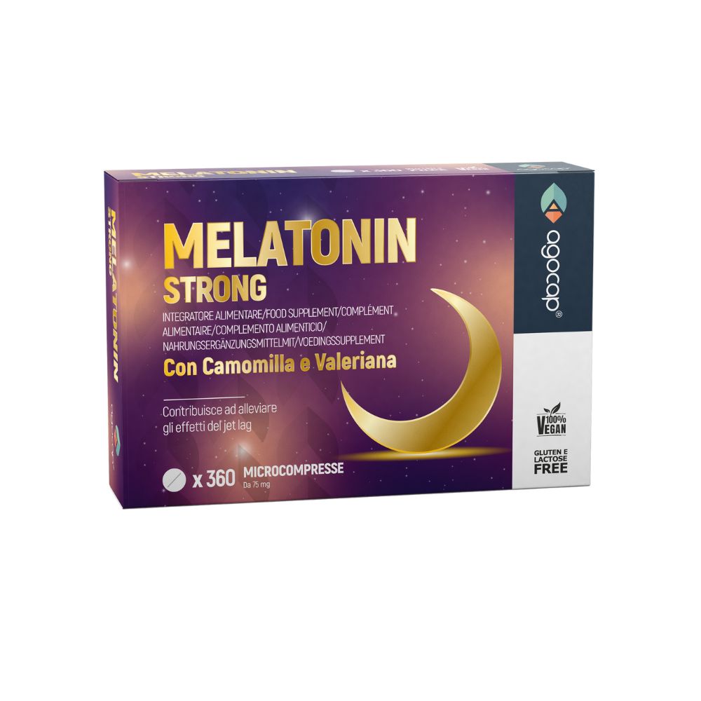 Agocap Stress e Stanchezza Melatonina Strong 1 mg sommeil