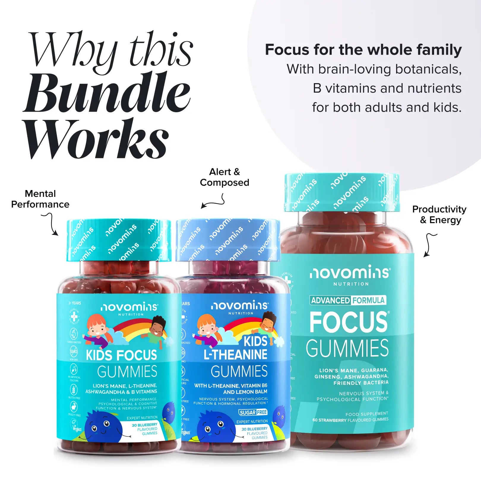 Novomins Coffrets Bundle Focus Maman & Moi concentration