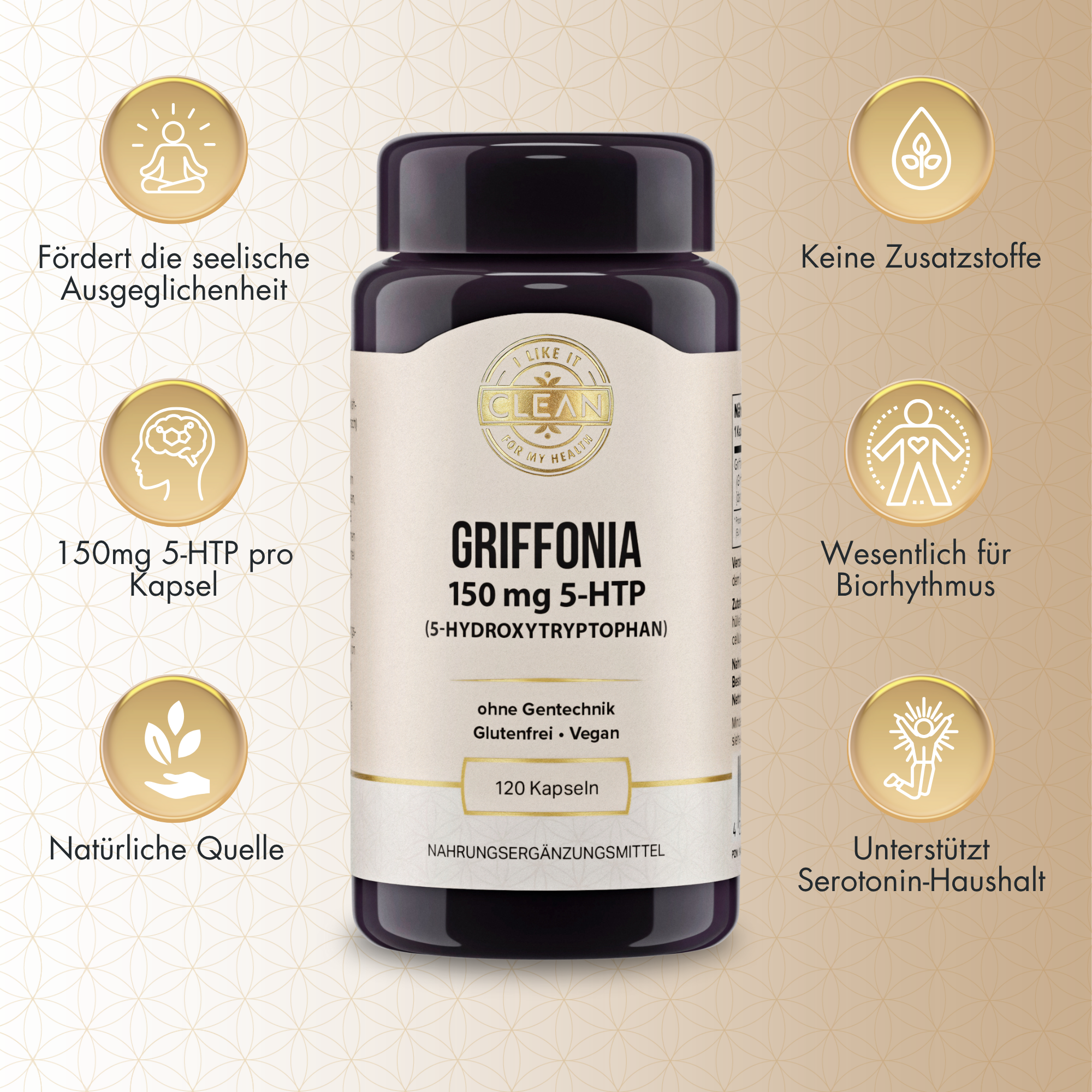 i like it clean Griffonia gélules 120 5-HTP 150 mg