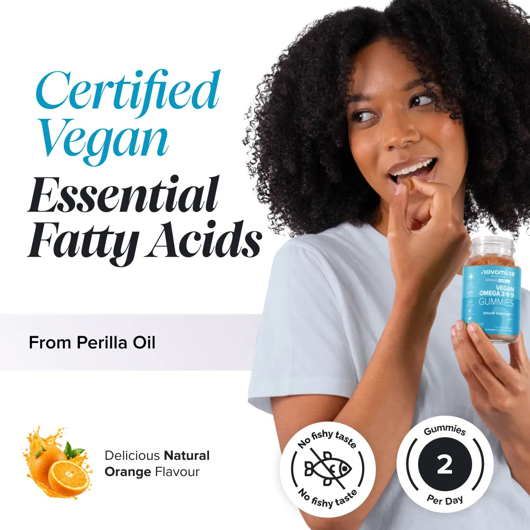 Novomins Cœur & circulation Oméga 3-6-9 gummies véganes périlla