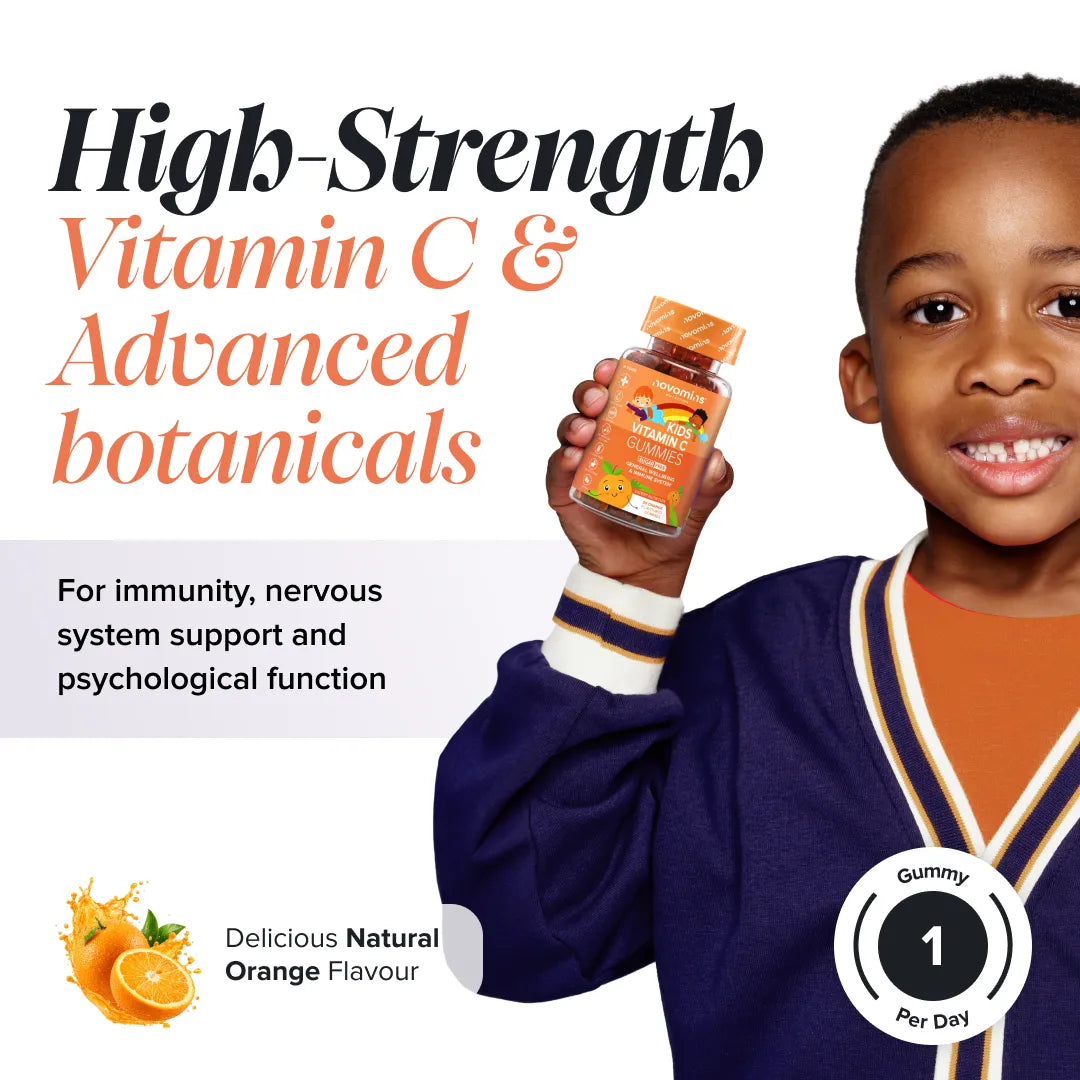 Novomins Vitamine C Enfants gummies sureau immunité