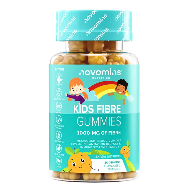 Novomins Fibres Enfants Gummies Orange 1000 mg