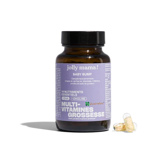 Jolly Mama Baby Bump compléments alimentaires DHA 1 mois