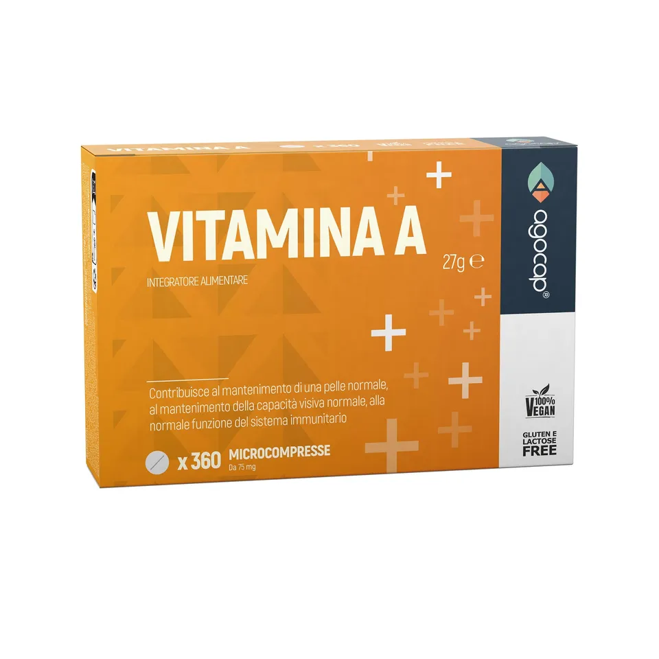 Agocap Vitamine e Minerali Vitamine A 1200 mcg comprimés 360