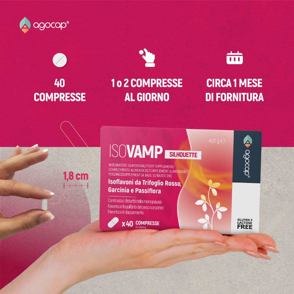 Agocap Isovamp complément ménopause isoflavones