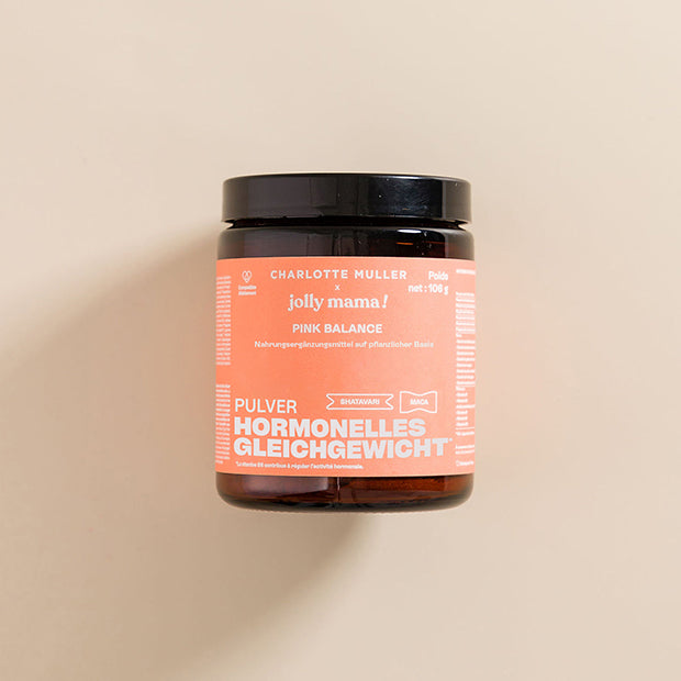 Jolly Mama Pink Balance poudre fertilité maca fruits rouges 15 jours