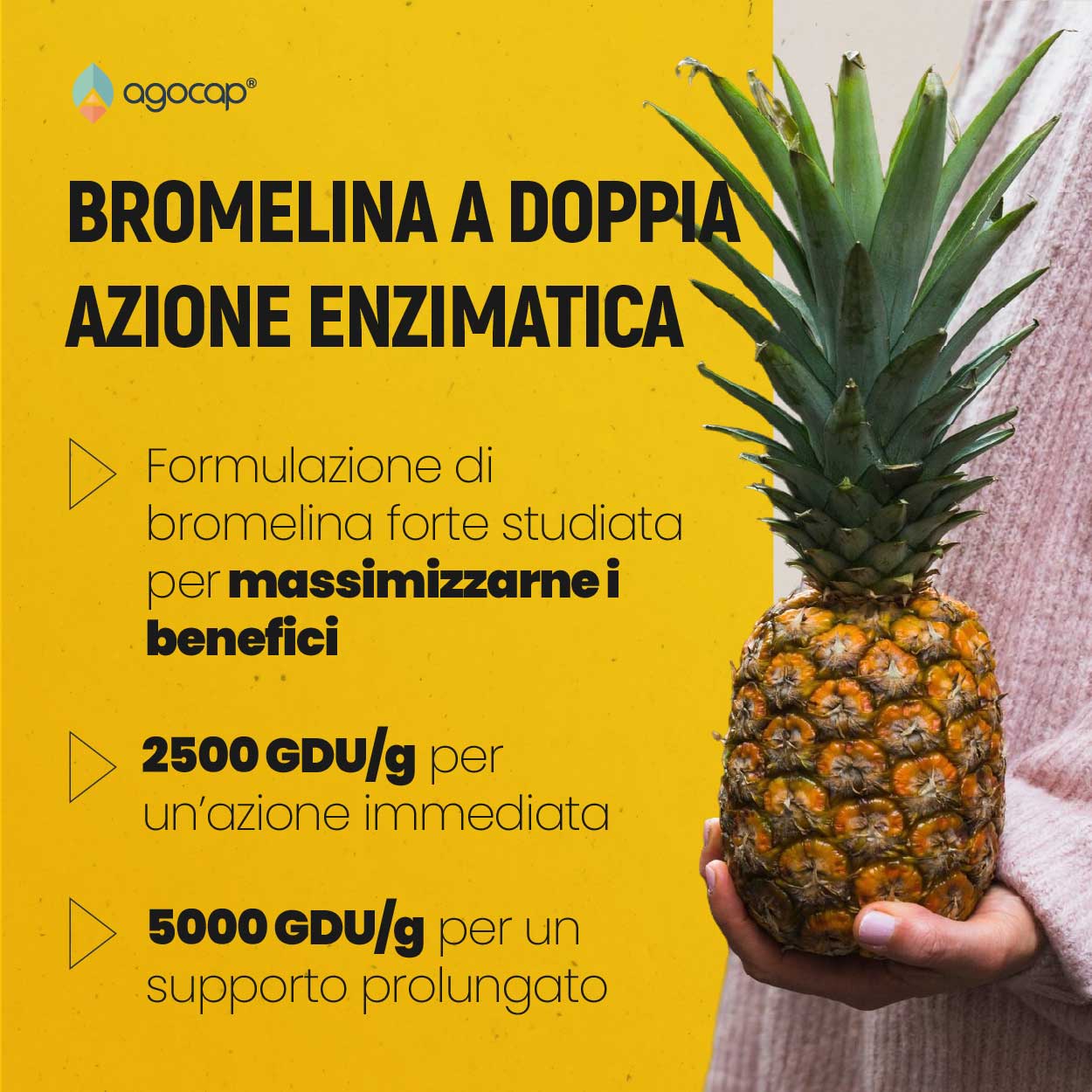 Agocap Detox Bromelina Forte complément drainant pissenlit