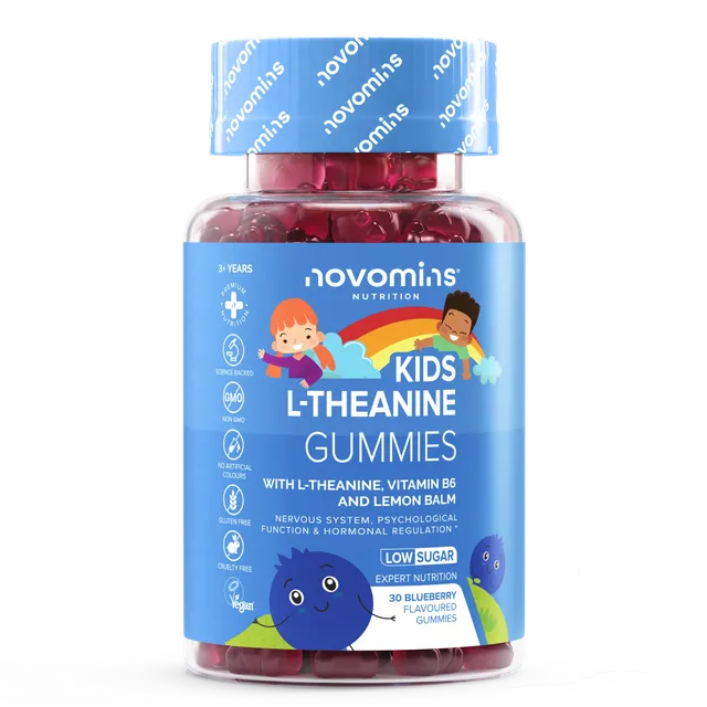 Novomins L-Théanine Enfants gummies concentration calme
