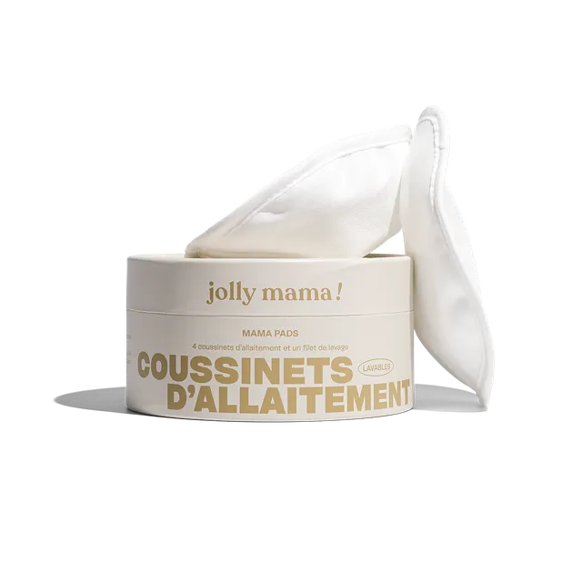 Jolly Mama Accessoires Coussinets d'allaitement lavables bambou bio