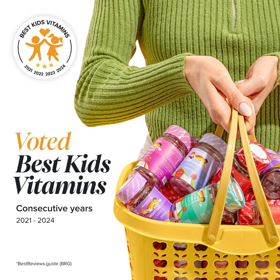 Novomins Immunité enfants Gummies Vitamine D pour Enfants 400 UI