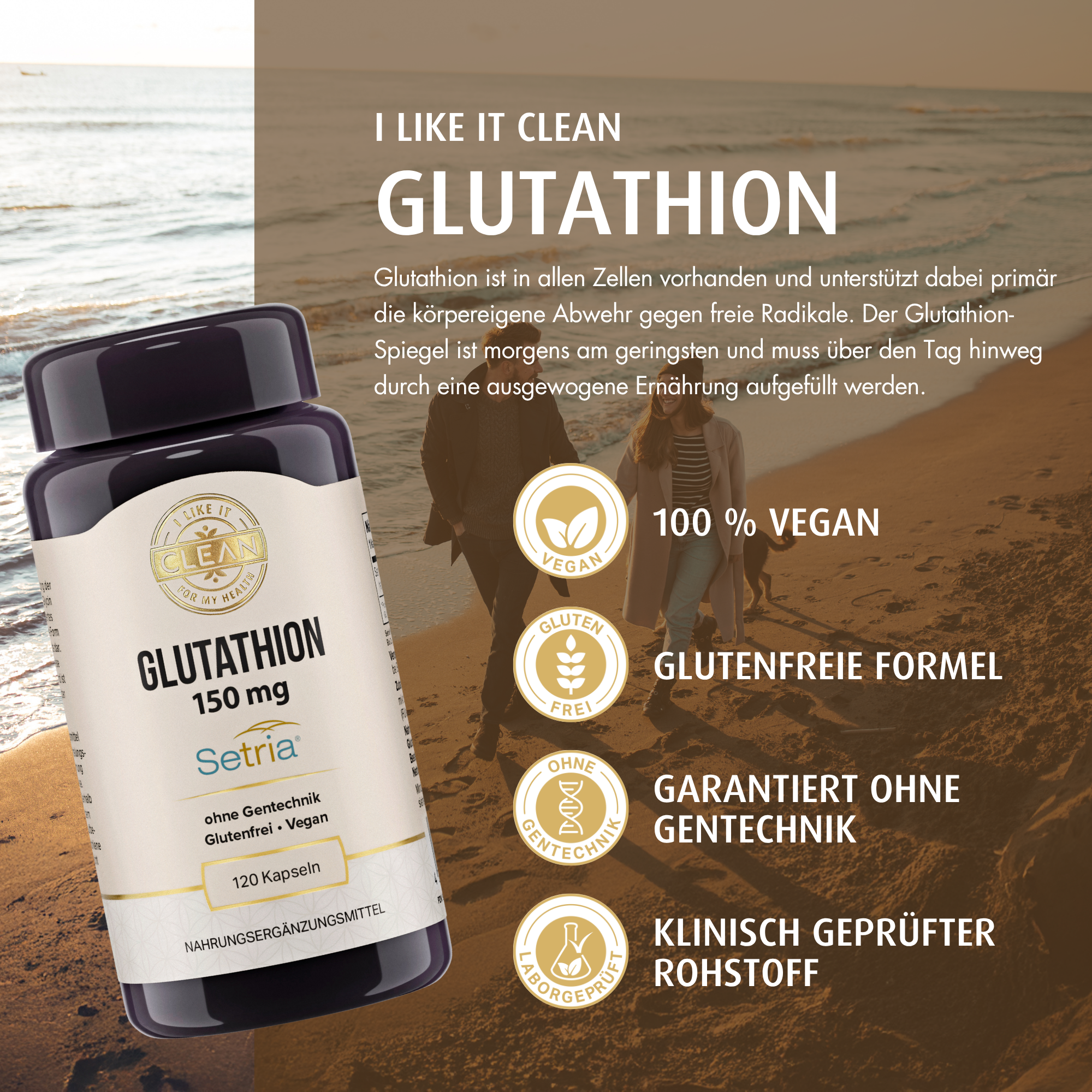 i like it clean Glutathion gélules 120 150 mg antioxydant