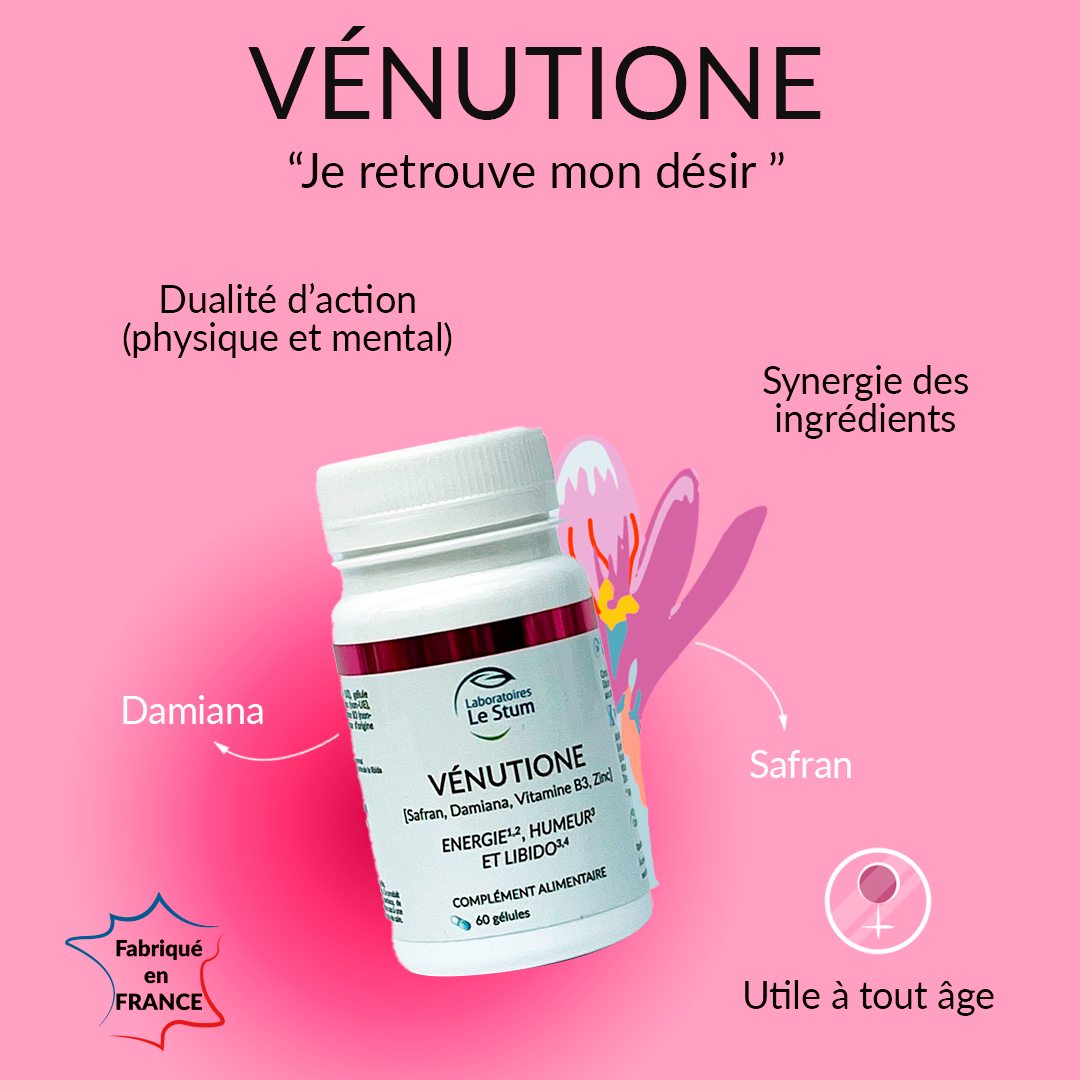 Le Stum Équilibre féminin VÉNUTIONE gélule libido safran