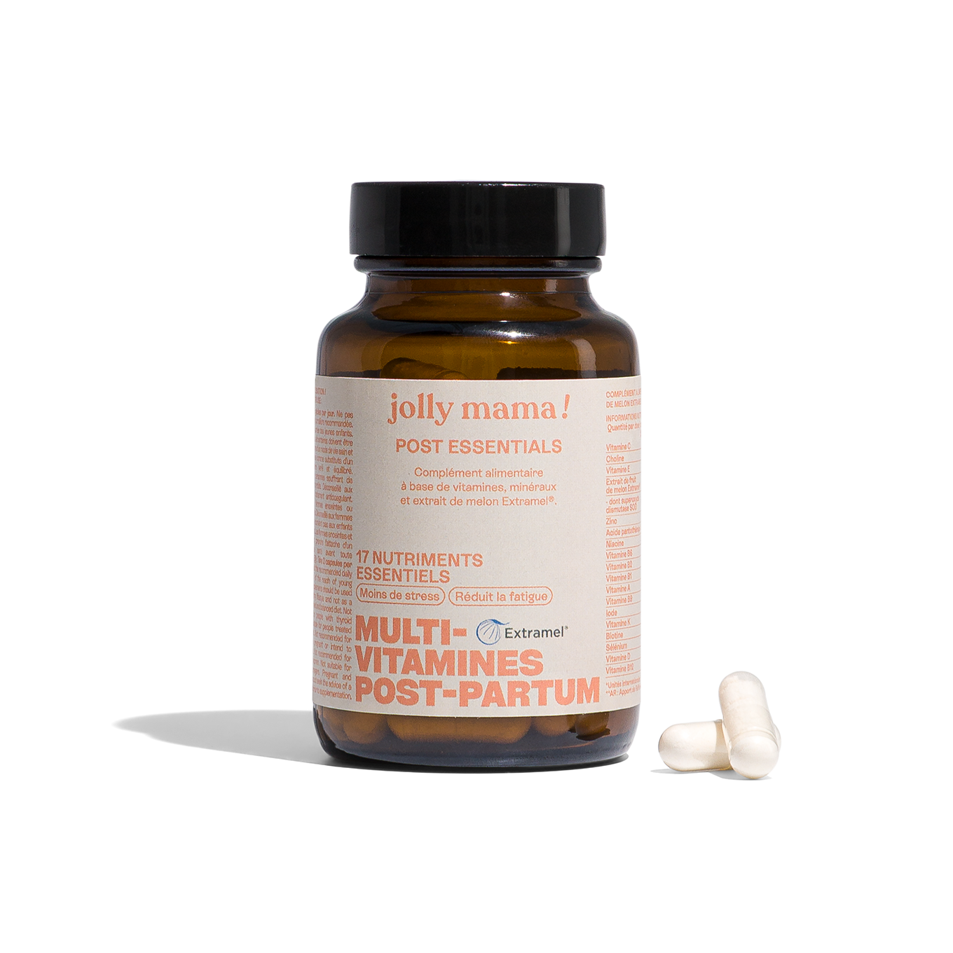 Jolly Mama Post Essentials complément post-partum 2 gélules 1 mois