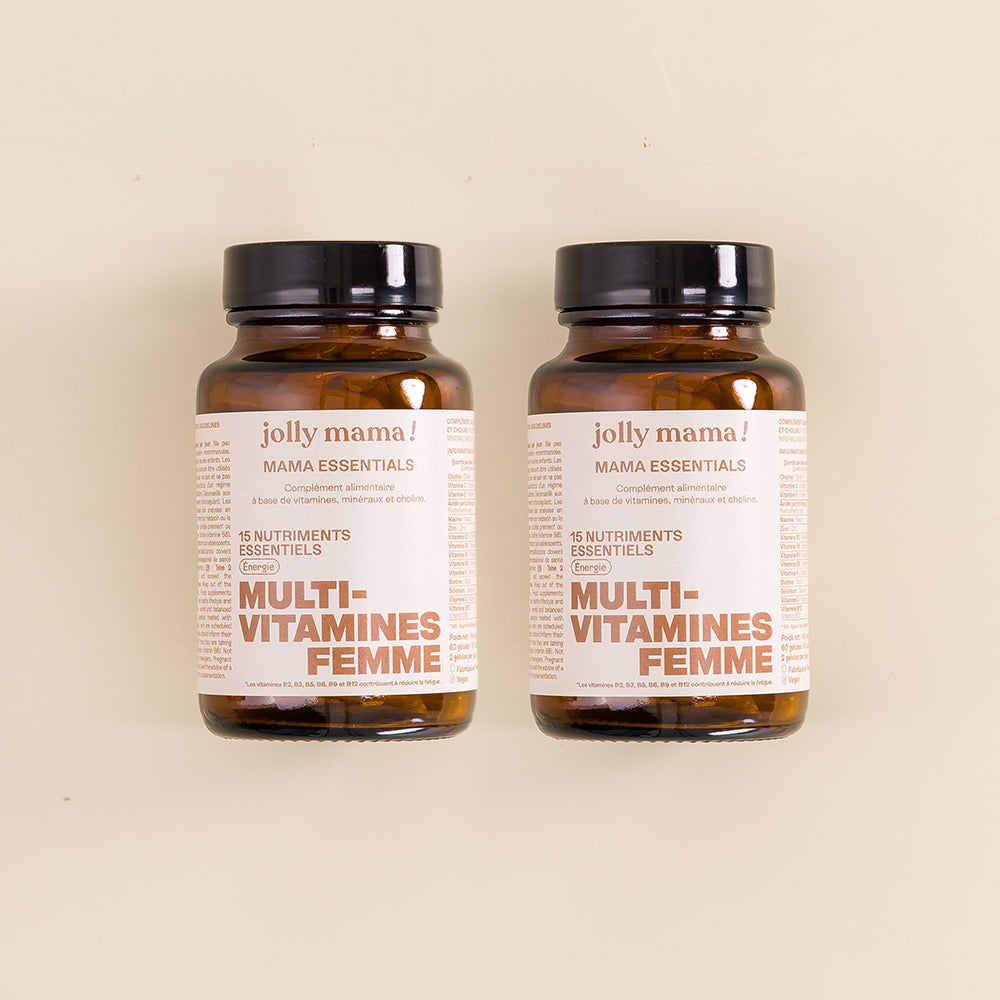 Jolly Mama Mama Essentials Vitamines 1 Mois Fatigue Vitamine C