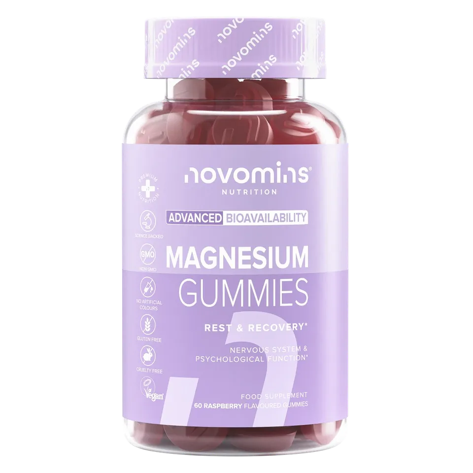Novomins Énergie Gummies Magnésium 1636 mg fatigue
