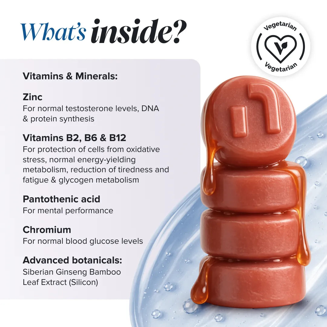 Novomins Multivitamines Hommes Gummies Sans Sucre