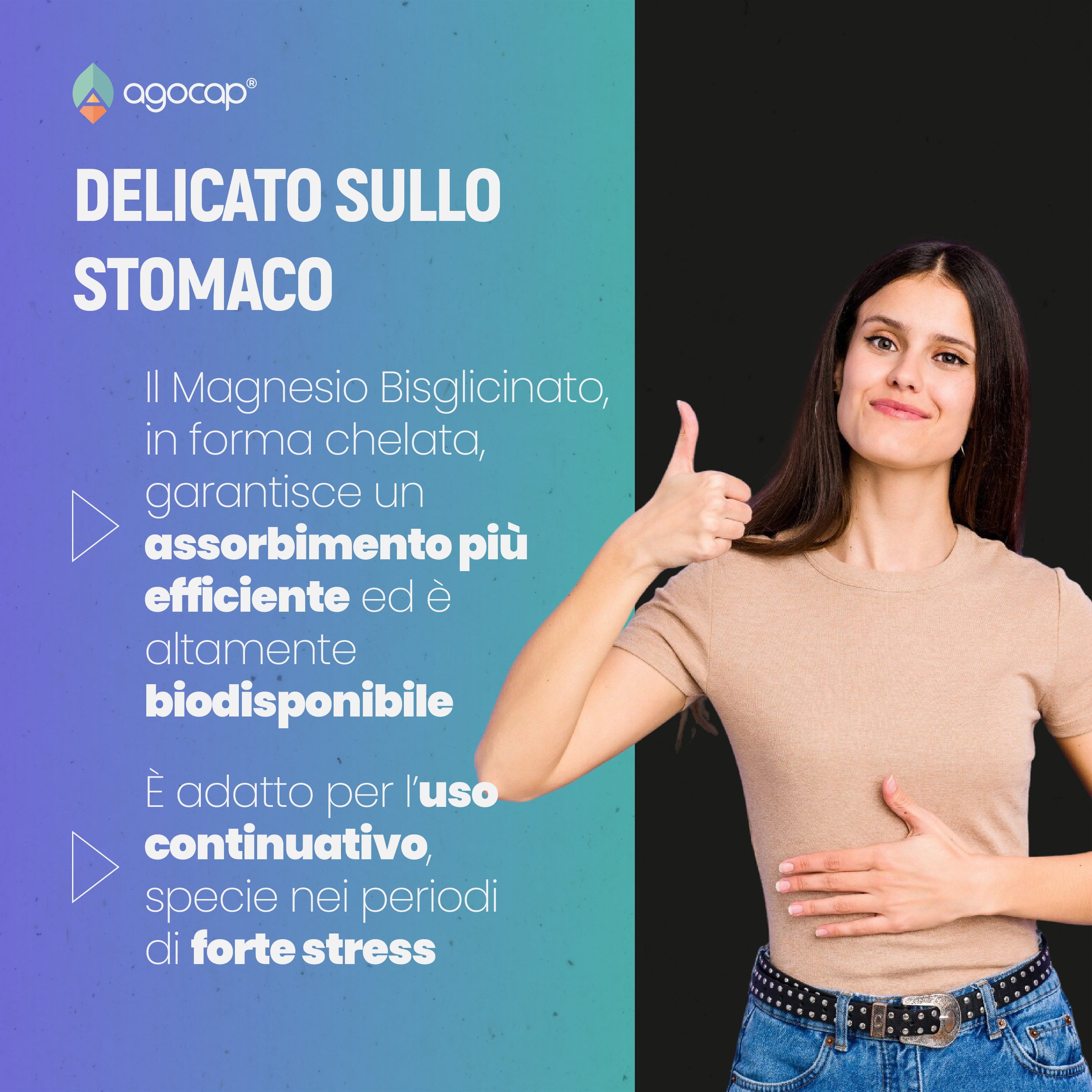 Agocap Stress Stanchezza complément magnésium créatine stress
