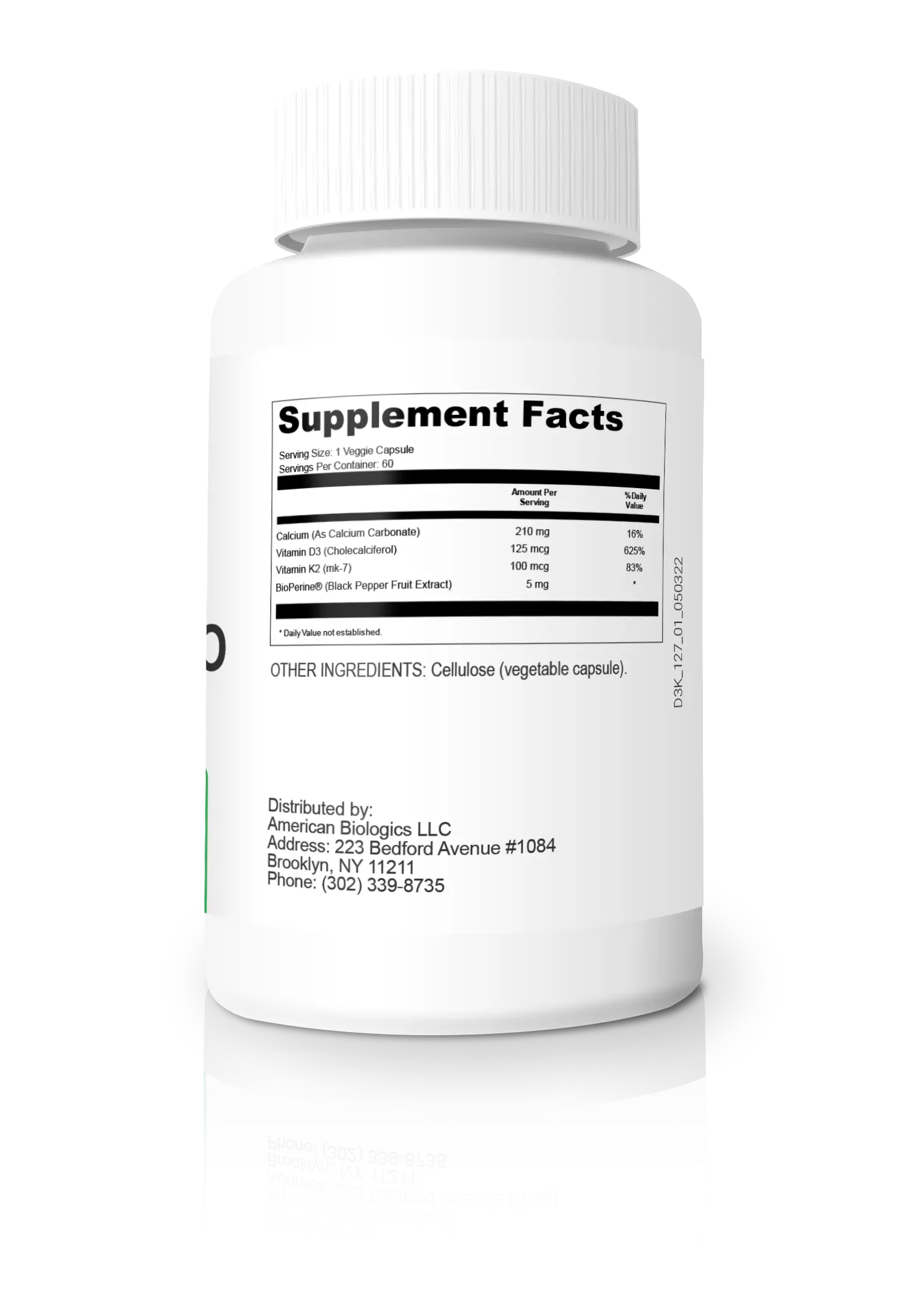 American Biologics Ultra Osteo Synergy calcium os D3 K2