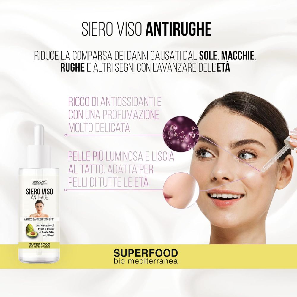 Agocap Skincare Siero Superfood sérum avocat éclat