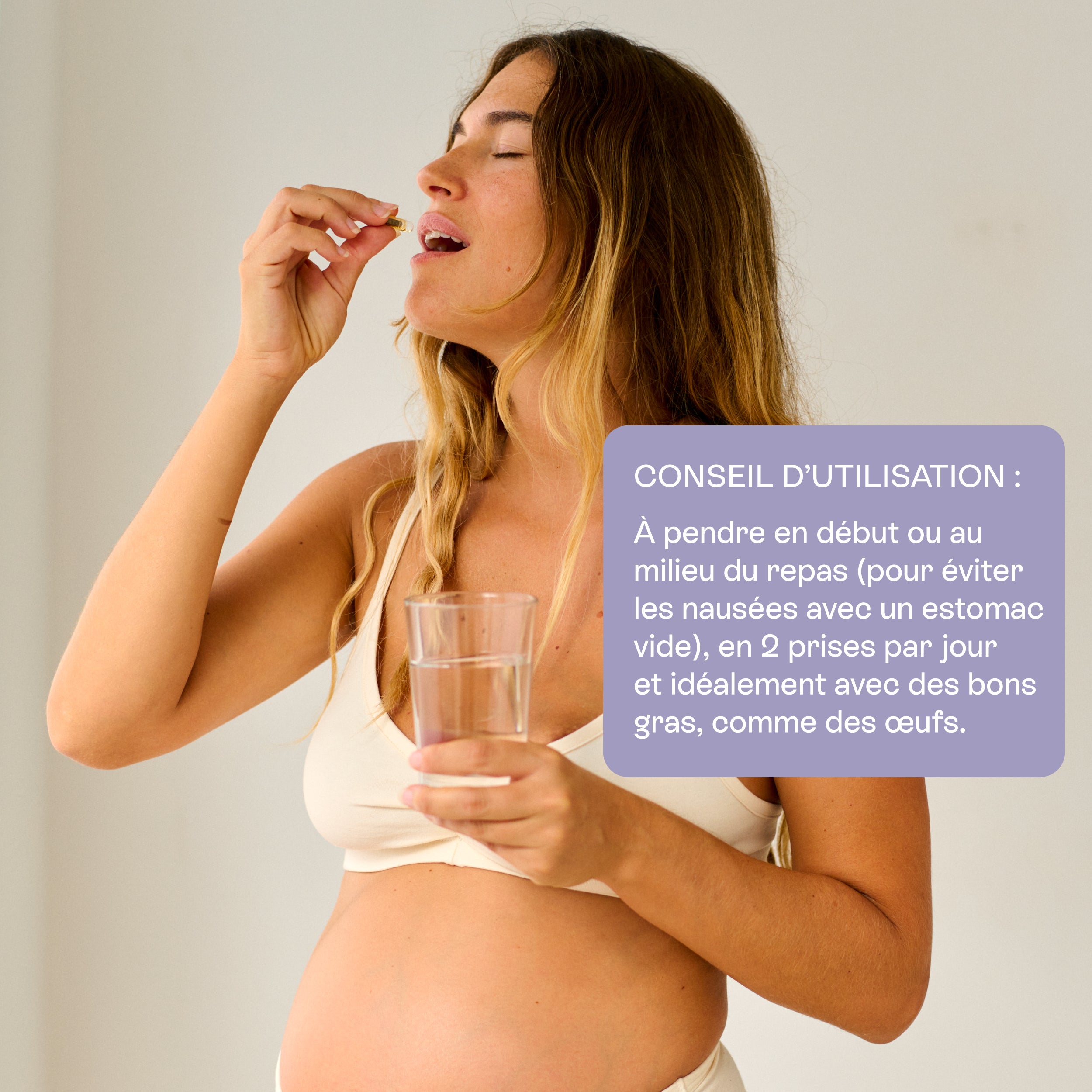Jolly Mama Baby Bump compléments alimentaires DHA 1 mois