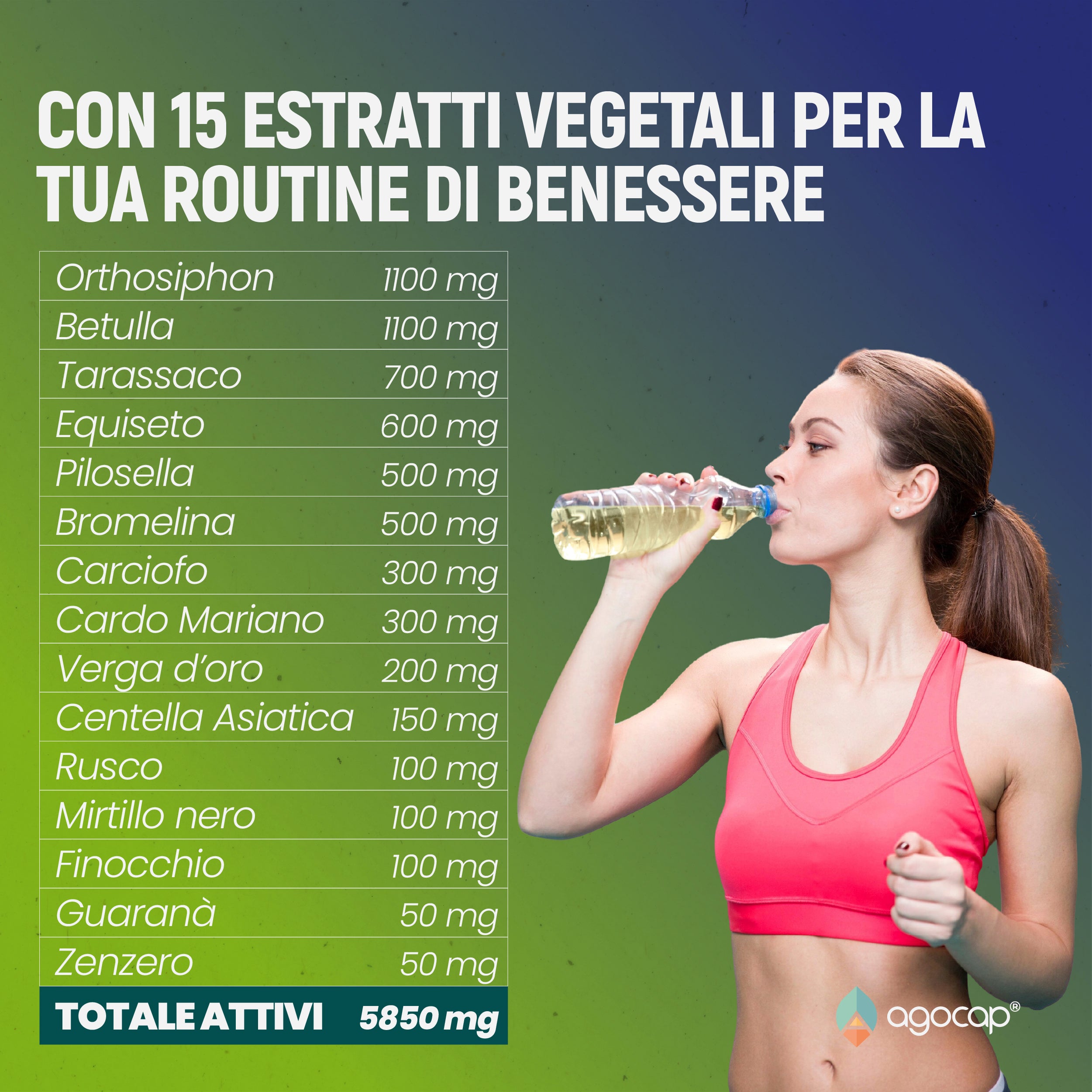 Agocap Drena Strong draineur liquide pêche 500 ml