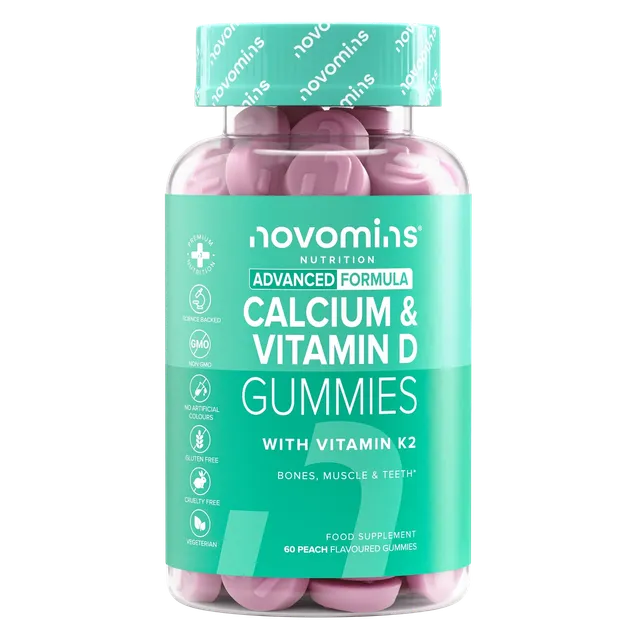 Novomins Os Gummies Calcium Vitamine D & K2 os dents