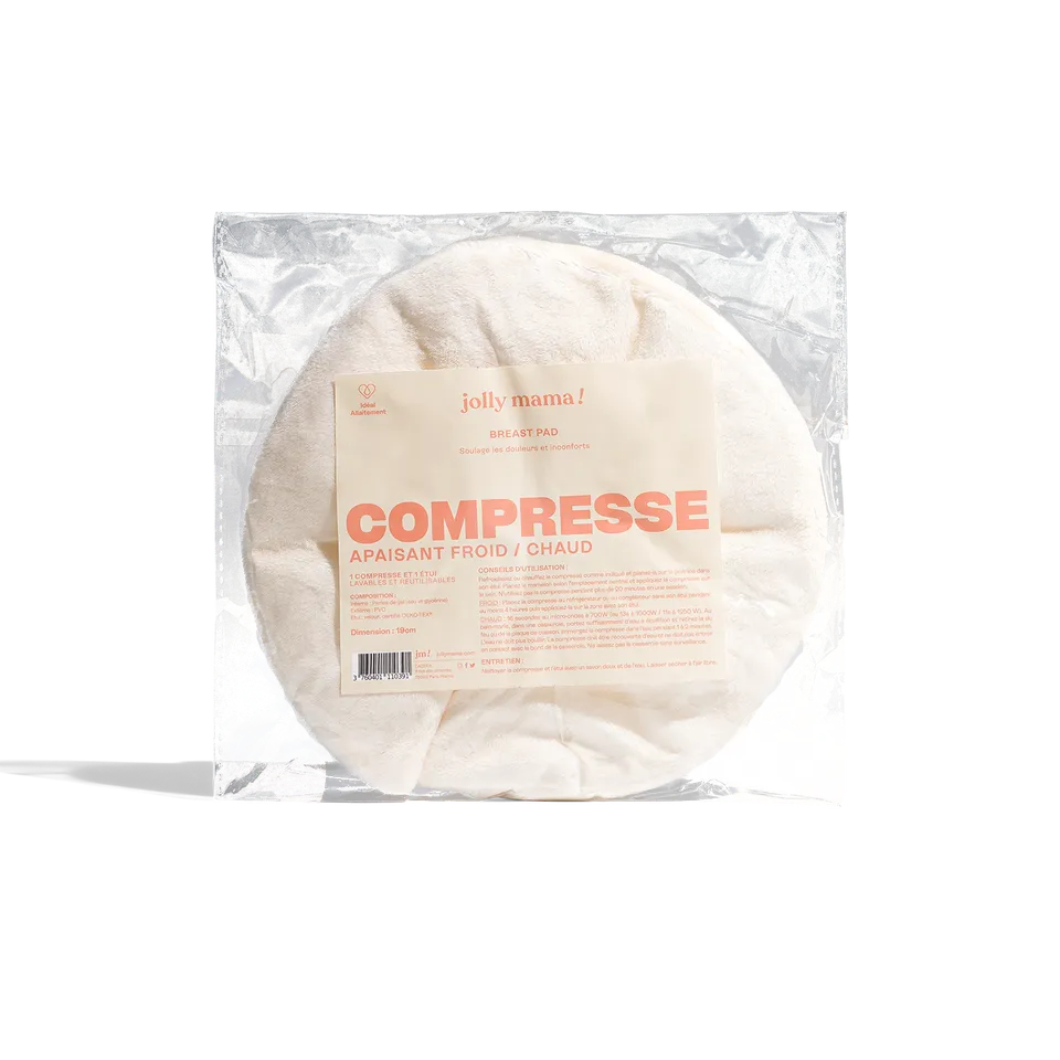 Jolly Mama Breast pad compresse allaitement ronde chaud froid