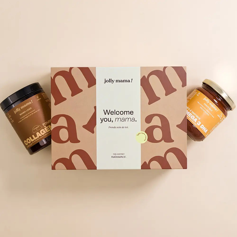 Jolly Mama Lots et Packs Coffret Naissance Cacao DHA Cadeau