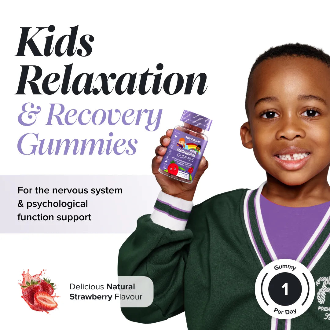 Novomins Sommeil Gummies Magnésium Enfants Calme