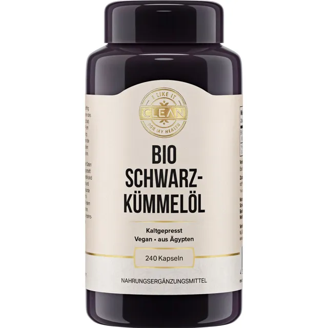 i like it clean Schwarzkümmel huile cumin noir gélules 240 vegan